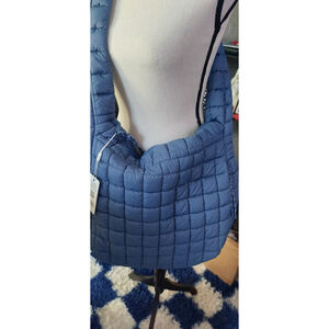 Urban Expressions Blue Quilted Shoulder Bag, Huge Huge bundle. You get it all!